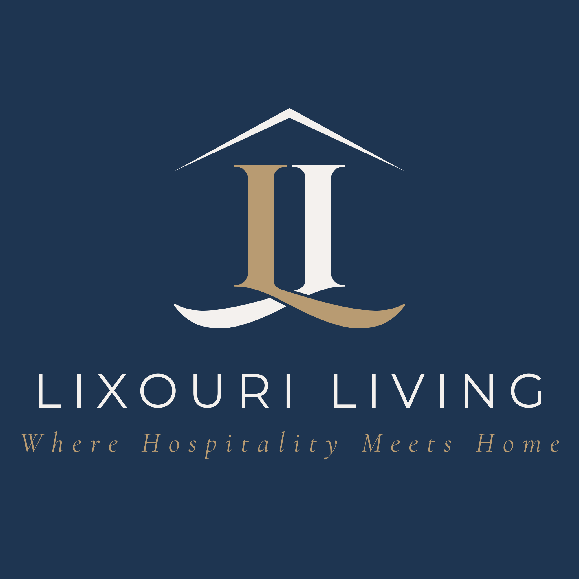 Lixouri Living Logo Navy Lixouri Living Property Management